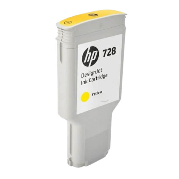 HP 728 / F9K15A sort / gul blækpatron - Original