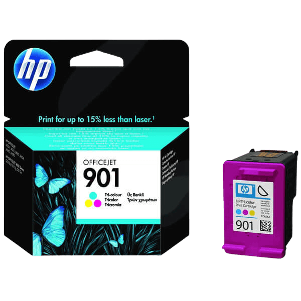 HP 901 / CC656AE 3 farver i én blækpatron - Original