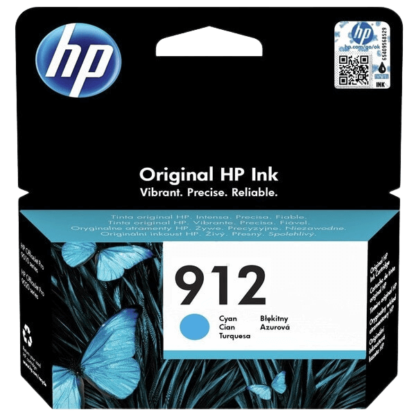 HP 912 / 3YL77AE cyan blækpatron - Original