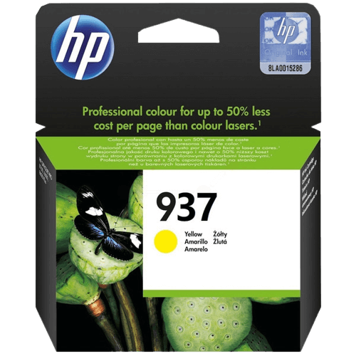 HP 937 / 4S6W4NE gul blækpatron - Original