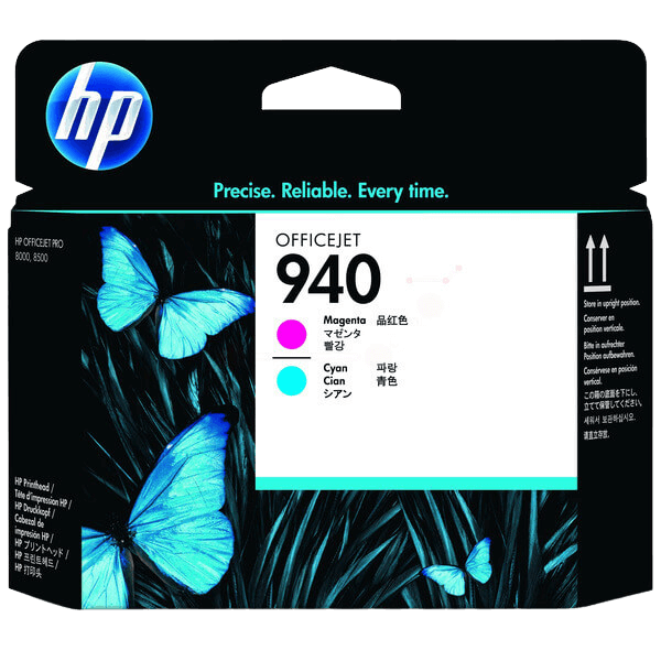 HP 940 / C4901A cyan / magenta printhoved - Original