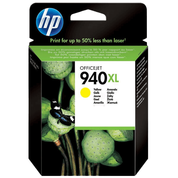 HP 940 / C4909AE gul XL blækpatron - Original