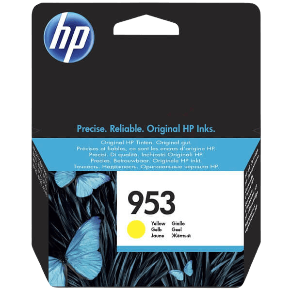 HP 953 / F6U14AE gul blækpatron - Original