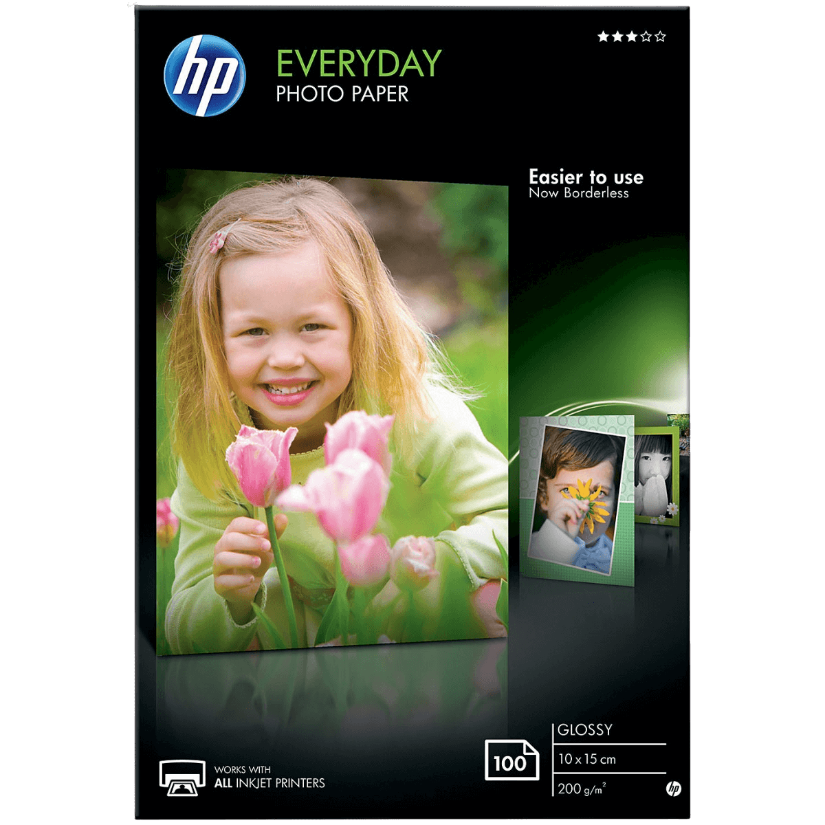 HP Glansfuldt Fotopapir A6 (10x15cm) - 200g