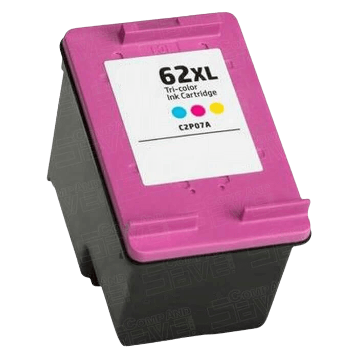 Kompatibel HP 62XL / C2P07AE 3 farver i én XL blækpatron