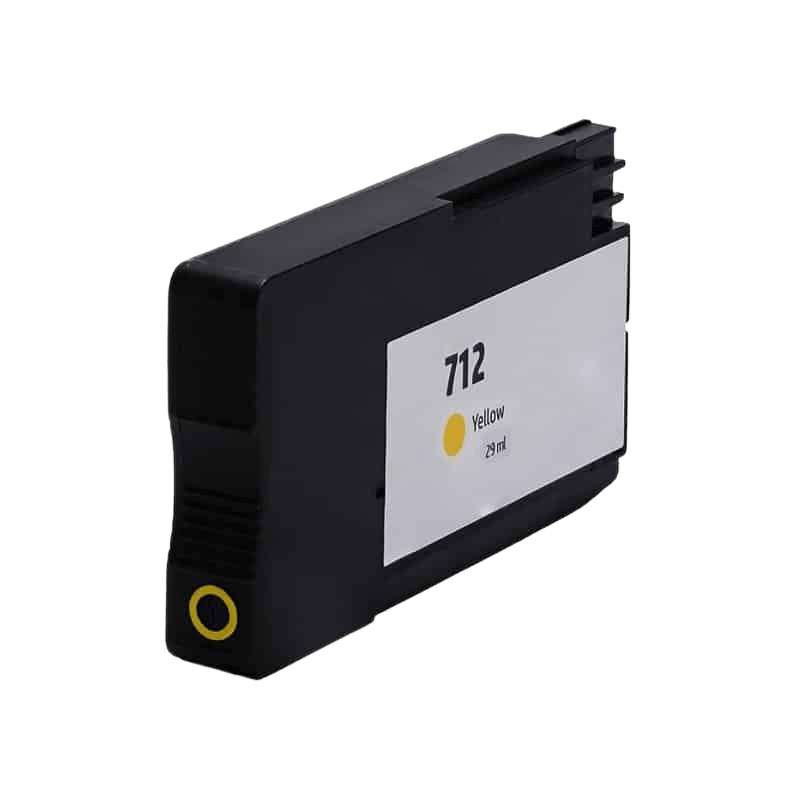 HP 712 / 3ED69A gul blækpatron - Kompatibel