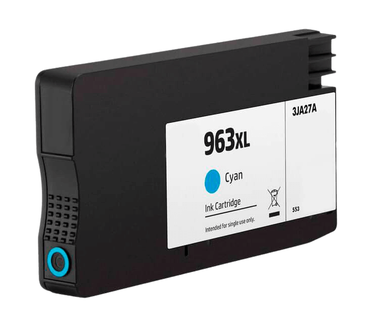 Kompatibel HP 963 / 3JA27AE cyan XL blækpatron