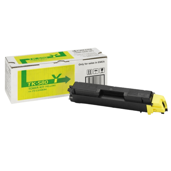 Kyocera TK-580Y / 1T02KTANL0 gul toner - Original