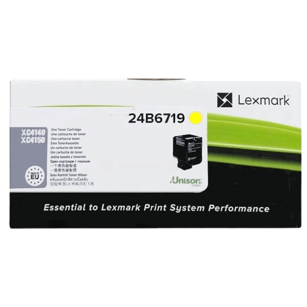 Lexmark 24B6719 gul toner - Original