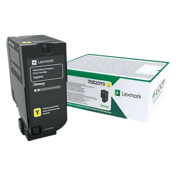 Lexmark 75B20Y0 gul toner - Original