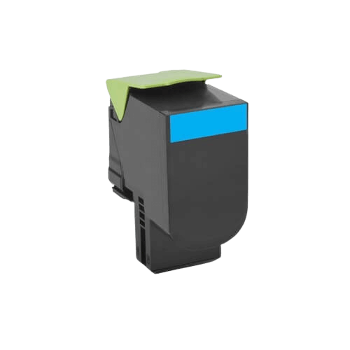 Lexmark 802SC / 80C2SC0 cyan XL toner - Kompatibel