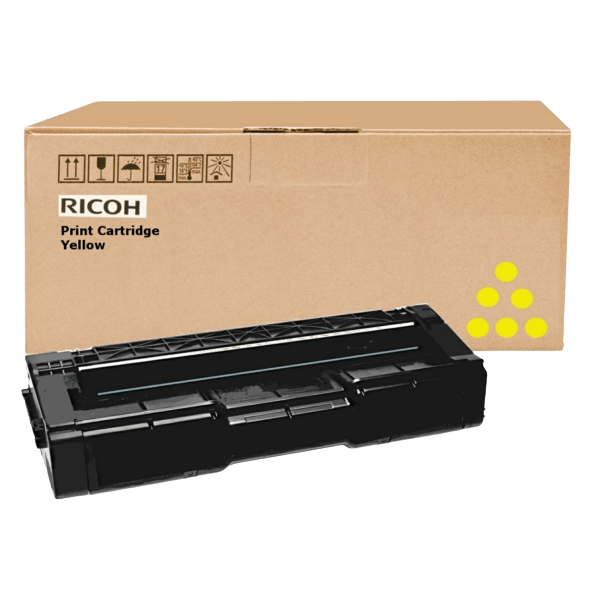 Ricoh TYPE SPC 310 HE / 406482 / 407635 gul XL toner - Original