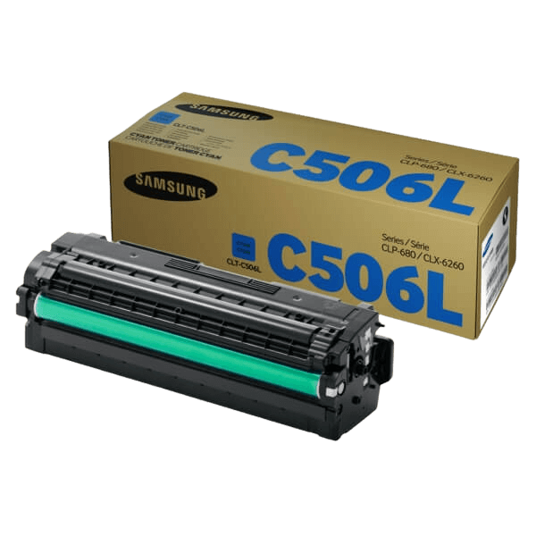 Samsung CLT-C506L / SU038A cyan XL toner - Original